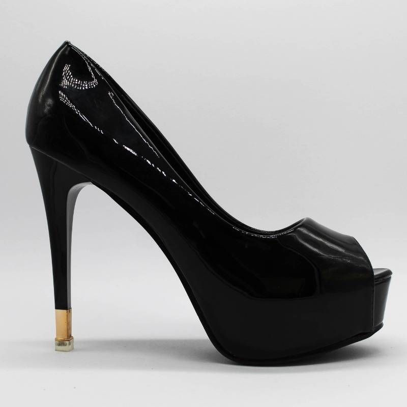 Claire Black Ladies High Heels | Shoes | Shop Online | Heels Online
