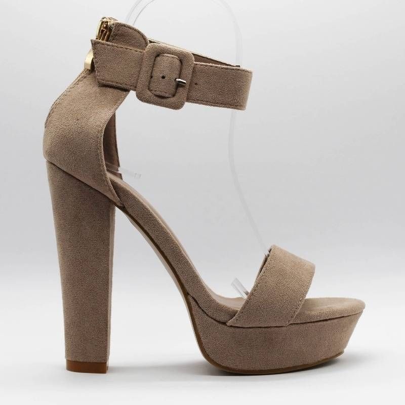 Freya Beige Ladies High Heels | Shoes | Shop Online | Heels Online