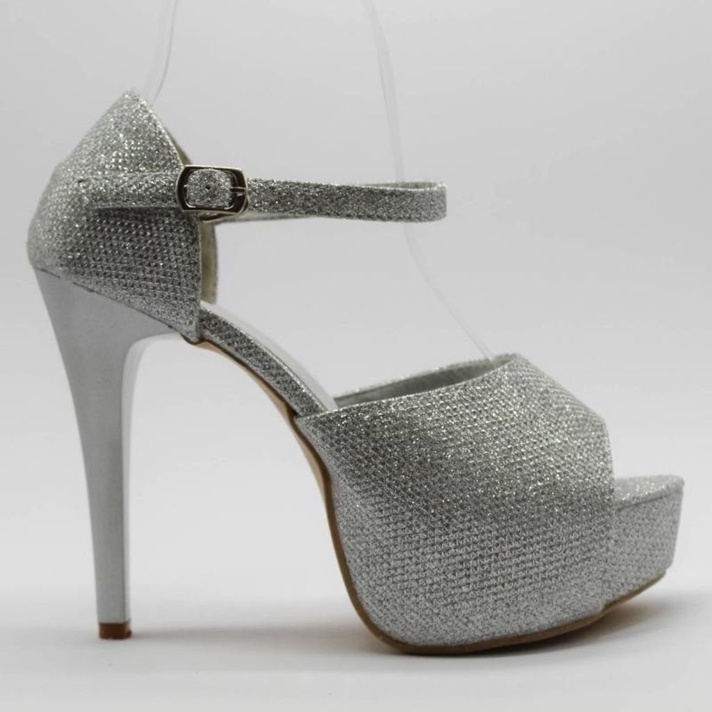 Nikita Silver Ladies High Heels | Shoes | Shop Online | Heels Online