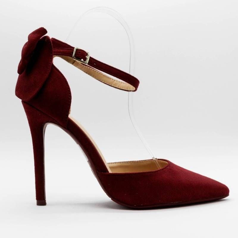 Lola Maroon Ladies High Heels | Shoes | Shop Online | Heels Online