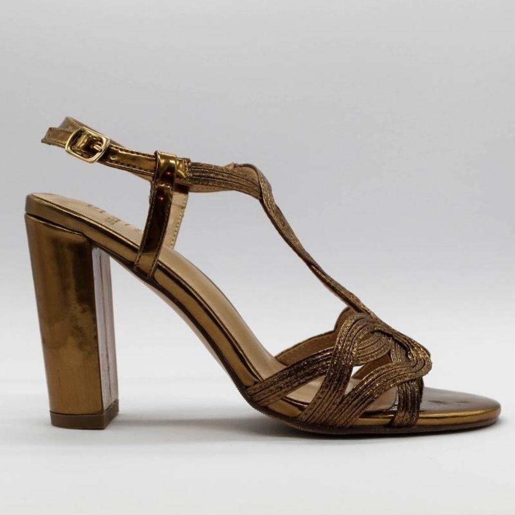 Emily Bronze Ladies High Heels | Shoes | Shop Online | Heels Online
